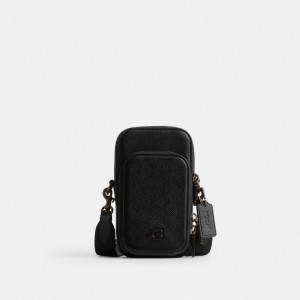 Black Women COACH® Phone Crossbody Bag | NZ XYT796