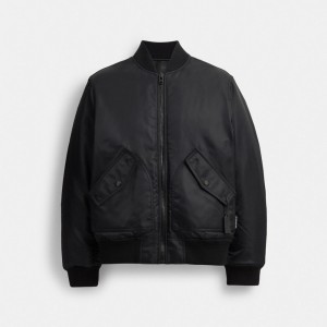 Black Women COACH® Reversible Ma 1 Jacket | NZ NWV436