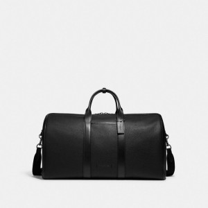 Black / Copper Men COACH® Gotham Duffle Bags | NZ CTQ225