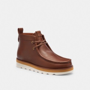 Brown Men COACH® Spencer Boots | NZ ILK107