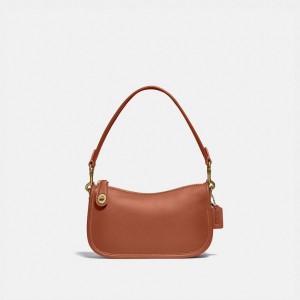 Brown Women COACH® Swinger 20 Crossbody Bag | NZ NWS803