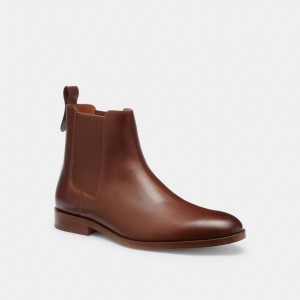 Coffee Men COACH® Dalton Chelsea Boots | NZ UZJ106