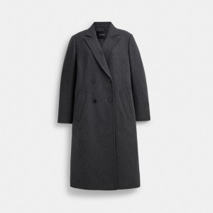 Grey Women COACH® Tailored Coat | NZ FDS398