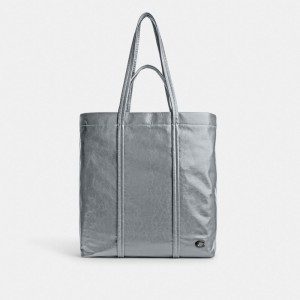 Grey / Blue Women COACH® Hall Tote Bag | NZ WNR930