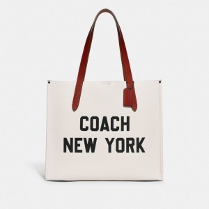 Multicolor Women COACH® Relay With Graphic Tote Bag | NZ PJG941