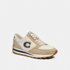 Navy Women COACH® Runner Sneakers | NZ BEB383