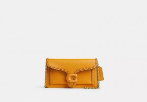 Orange Women COACH® Tabby Chain With Braid Clutch Bag | NZ FDN762