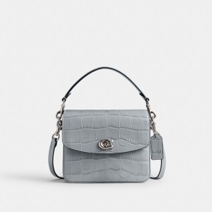 Silver / Grey / Blue Women COACH® Cassie 19 Crossbody Bag | NZ UZT769