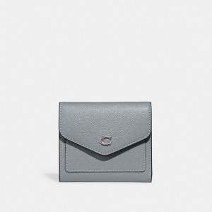 Silver / Grey / Blue Women COACH® Wyn Small Wallet | NZ QMR984