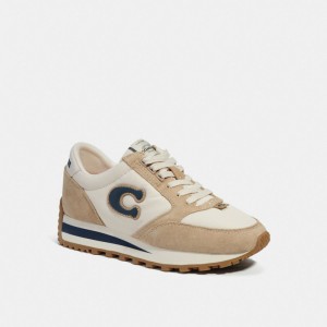 White Men COACH® Runner Sneakers | NZ DFV139