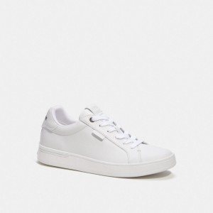 White Women COACH® Lowline Low Top Sneakers | NZ HAH375