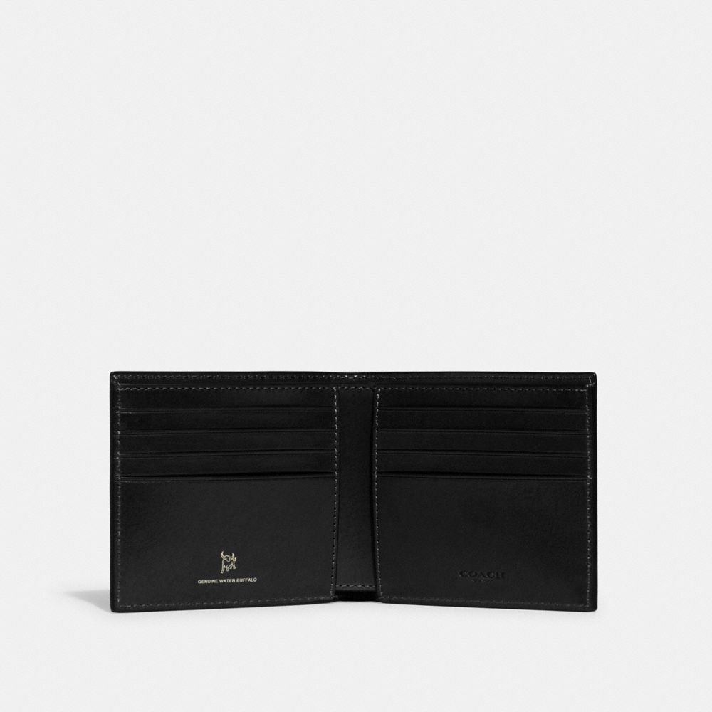 Black Men COACH® Boxed Double Billfold Wallet | NZ FDK242