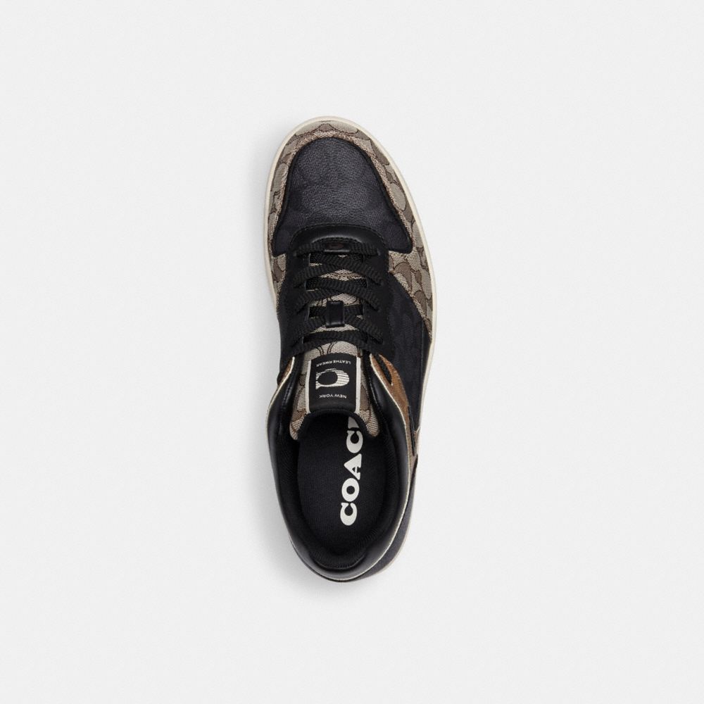 Black Men COACH® C201 In Signature Sneakers | NZ MQO125