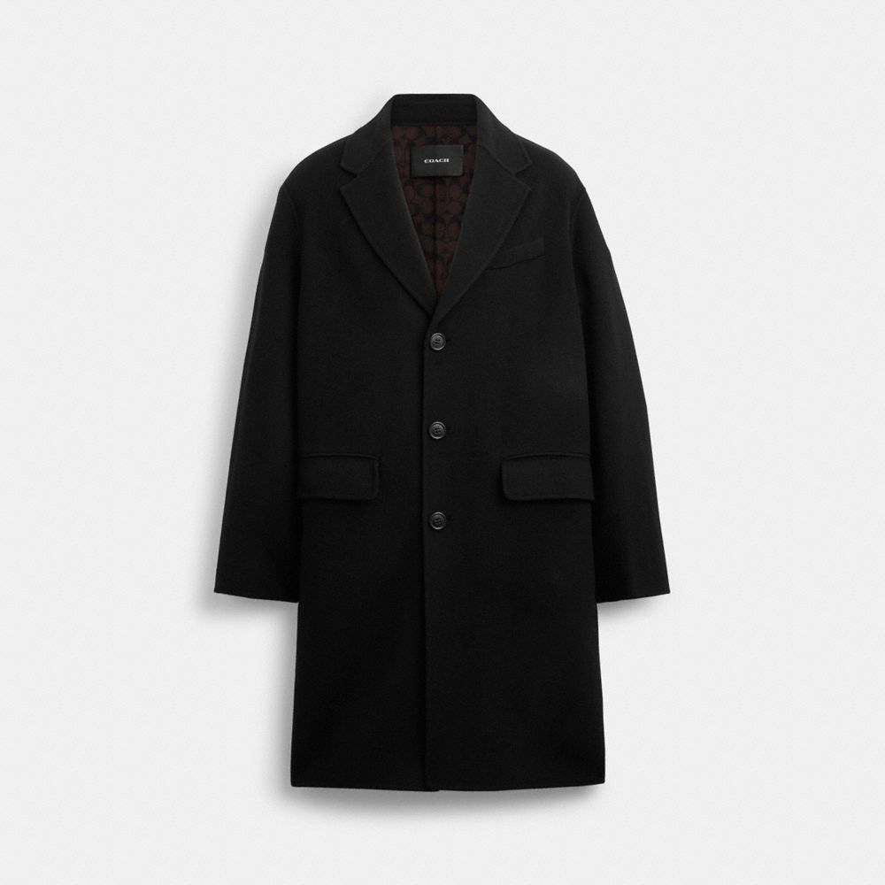 Black Men COACH® Double Faced Coat | NZ UZW145