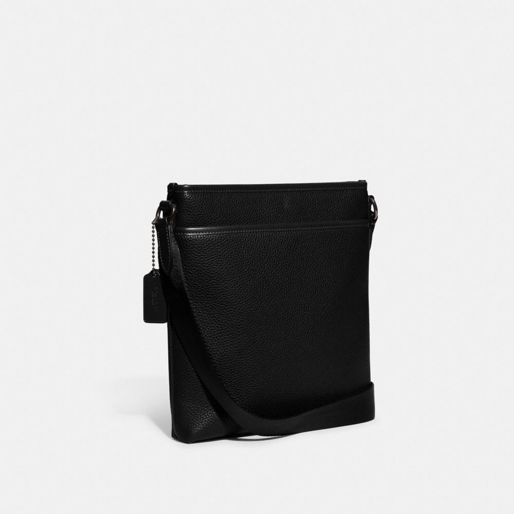 Black Men COACH® Gotham Slim Crossbody Crossbody Bag | NZ JPV220