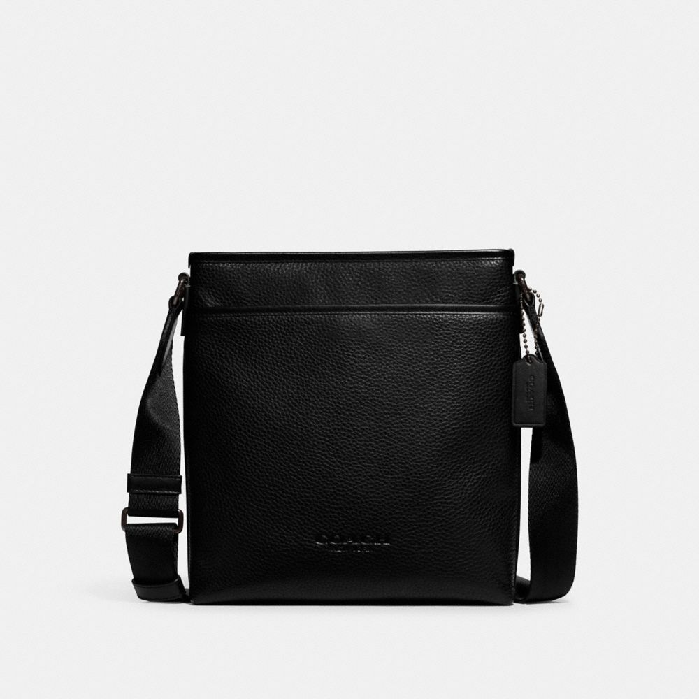 Black Men COACH® Gotham Slim Crossbody Crossbody Bag | NZ JPV220