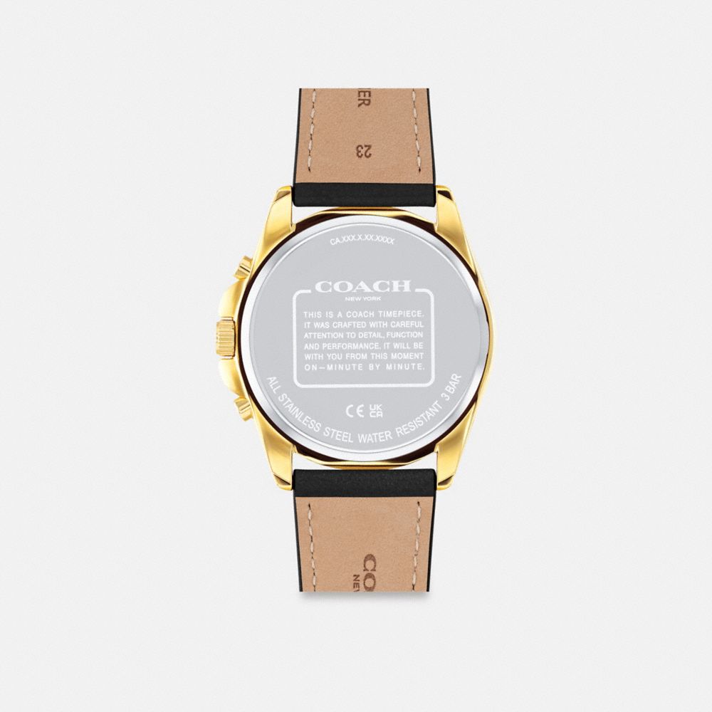 Black Men COACH® Greyson, 43 Mm Watch | NZ LIA289