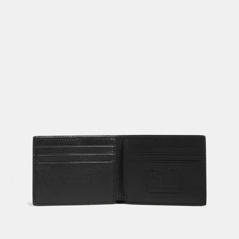 Black Men COACH® Slim Billfold Wallet | NZ OKV247