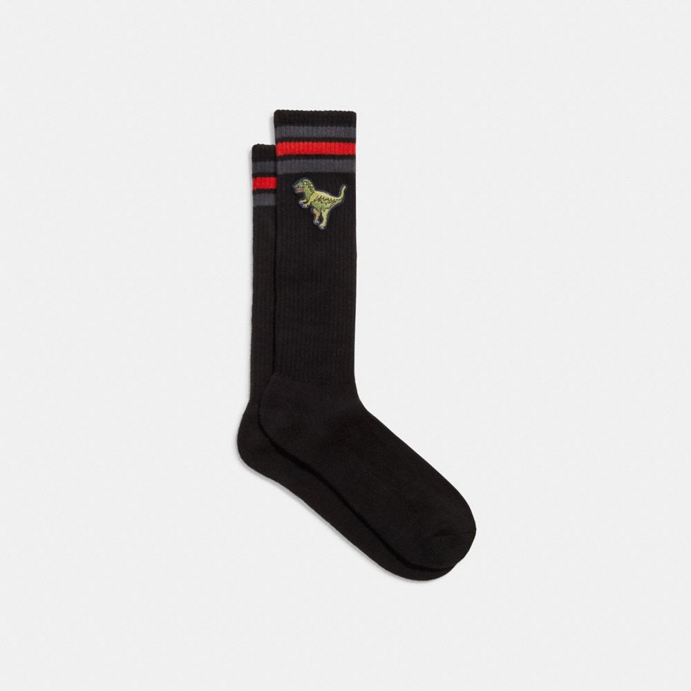 Black Men COACH® Sport Calf Socks | NZ LIV274