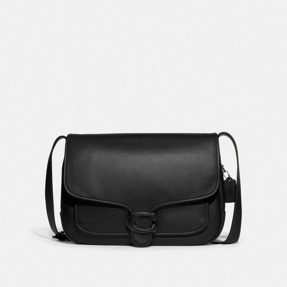 Black Men COACH® Tabby Messenger 40 Crossbody Bag | NZ LIN222