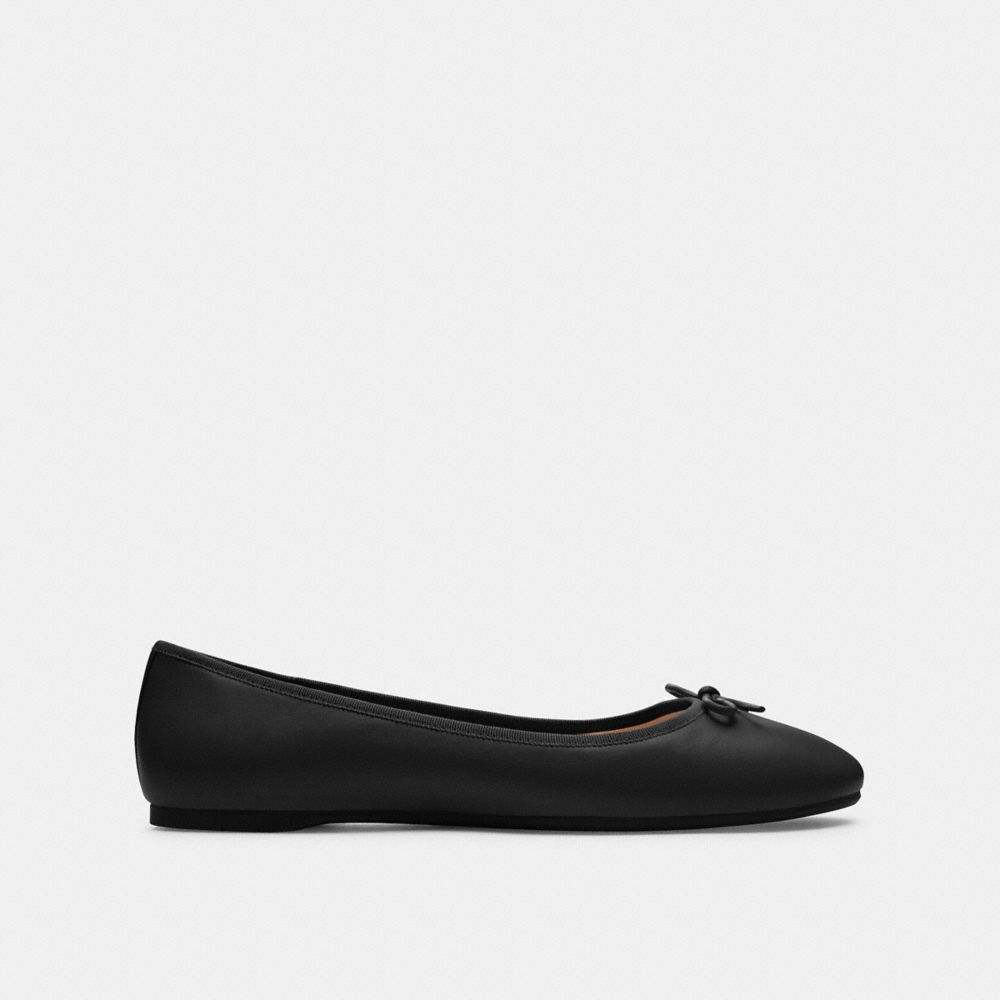 Black Women COACH® Abigail Flat Casual Shoes | NZ OKA316