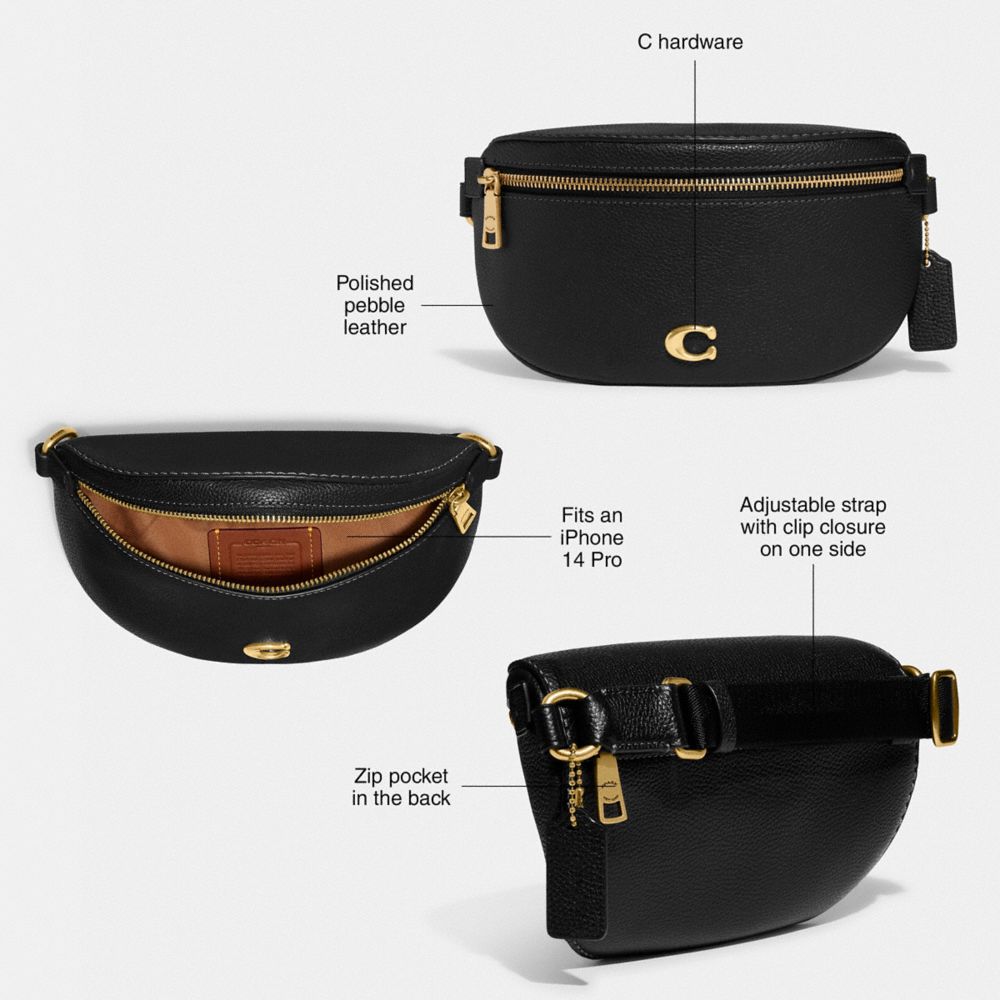 Black Women COACH® Bethany Belt Bags | NZ EBH726