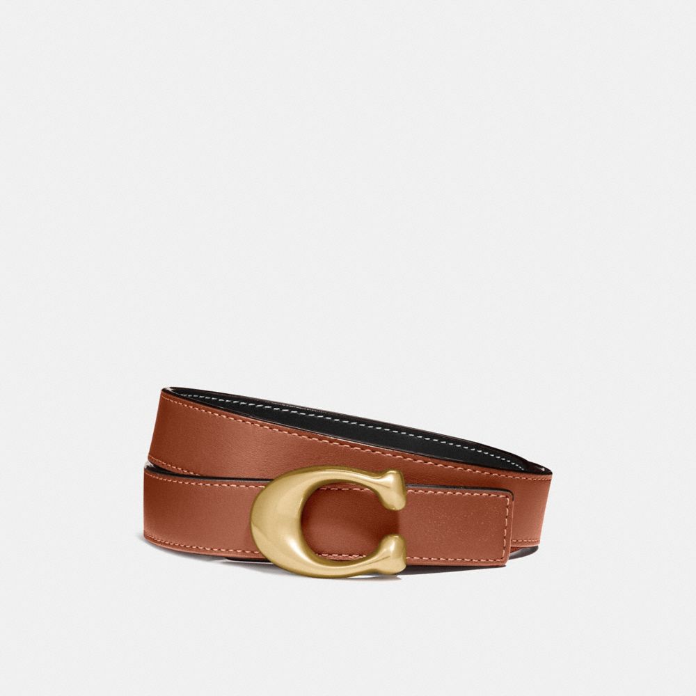 Black Women COACH® C Hardware Reversible, 25 Mm Belt | NZ UZB626