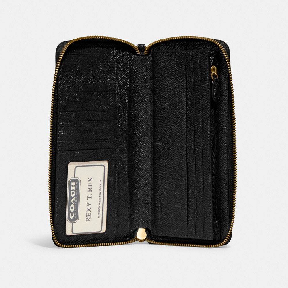 Black Women COACH® Continental Wallet | NZ GSH969