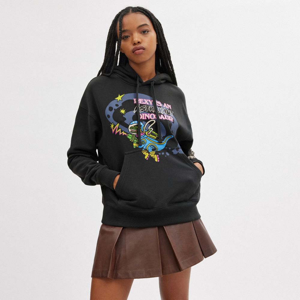 Black Women COACH® Cosmic Hoodie | NZ YXR417