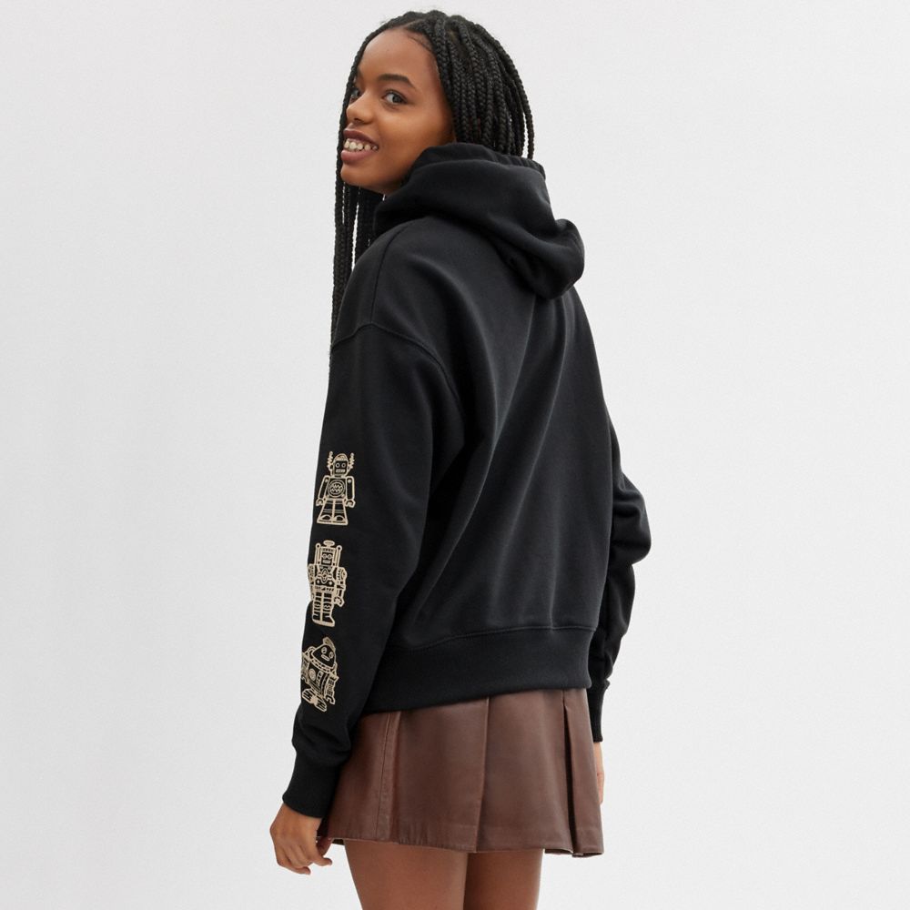 Black Women COACH® Cosmic Hoodie | NZ YXR417