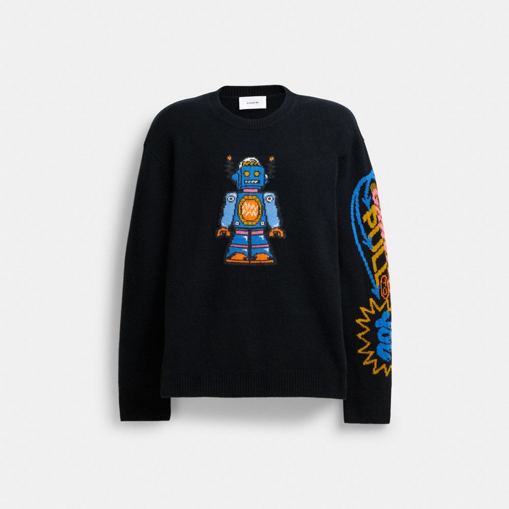 Black Women COACH® Cosmic Sweater | NZ SGI475