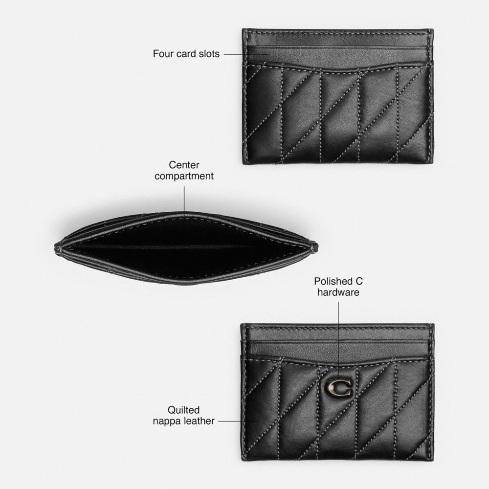 Black Women COACH® Essential Card Case | NZ NWA748