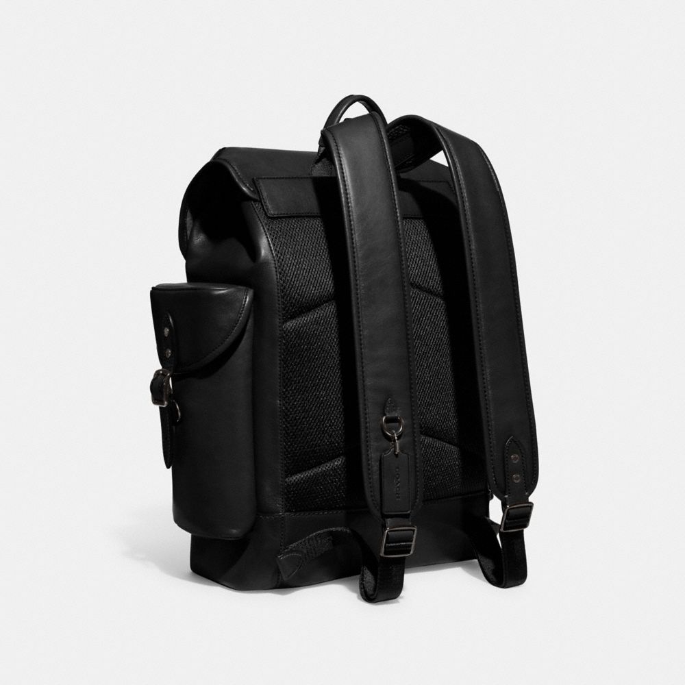 Black Women COACH® Hitch Backpack | NZ ILY716