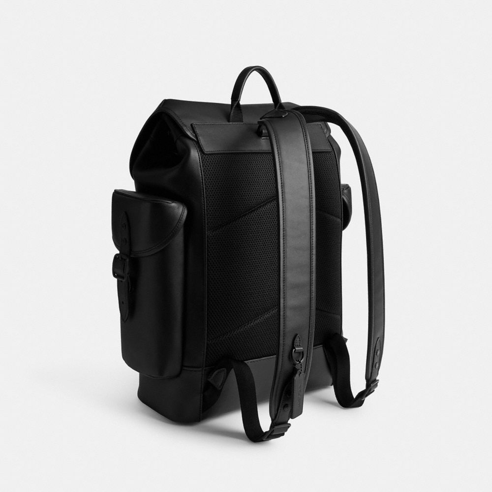 Black Women COACH® Hitch Backpack | NZ OKT715