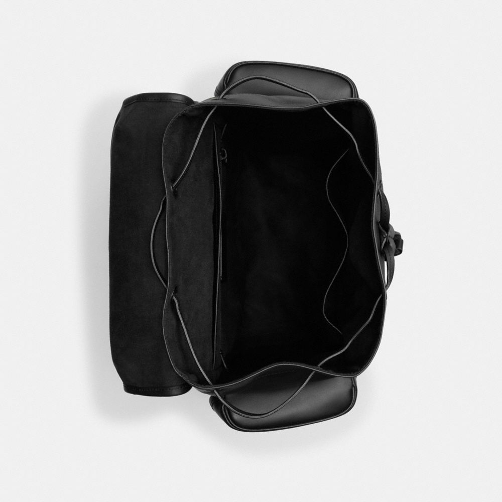 Black Women COACH® Hitch Backpack | NZ OKT715