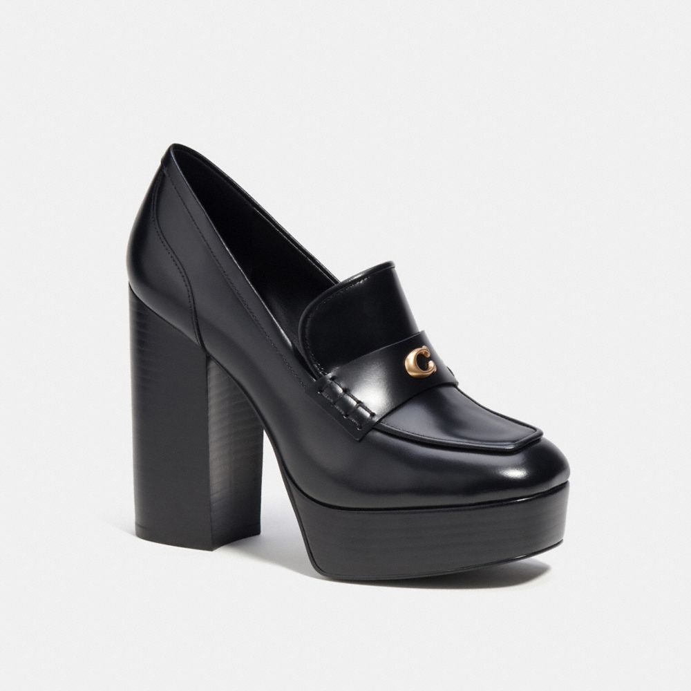 Black Women COACH® Ilyse Platform Loafer | NZ MQW334