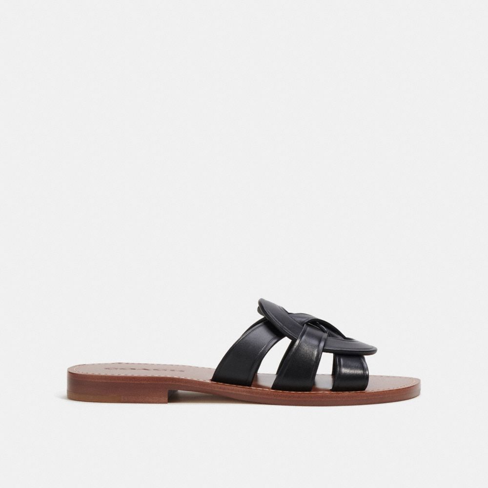 Black Women COACH® Issa Sandals | NZ PJK350