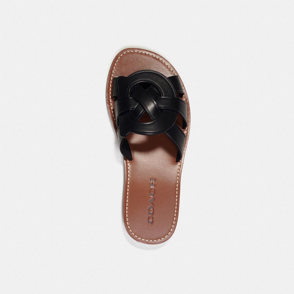 Black Women COACH® Issa Sandals | NZ PJK350