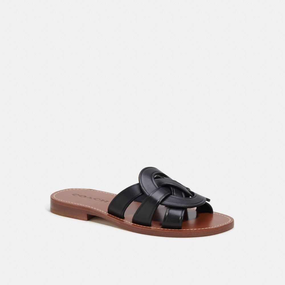 Black Women COACH® Issa Sandals | NZ PJK350