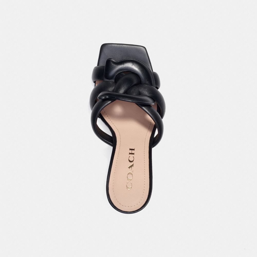 Black Women COACH® Kellie Sandals | NZ ILZ352