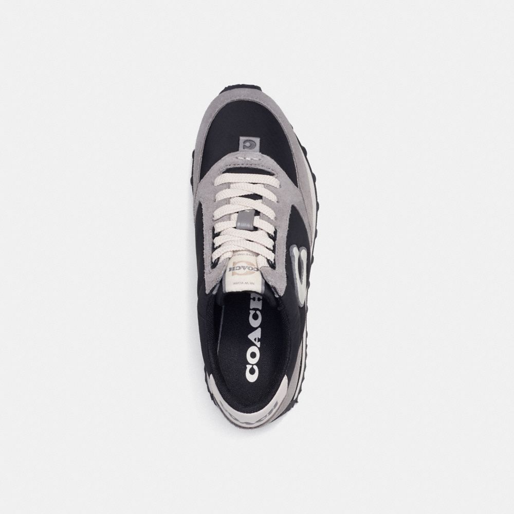 Black Women COACH® Runner Sneakers | NZ NWN384