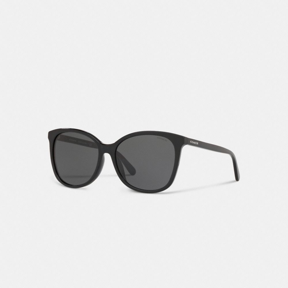 Black Women COACH® Signature Workmark Square Sunglasses | NZ MQG698