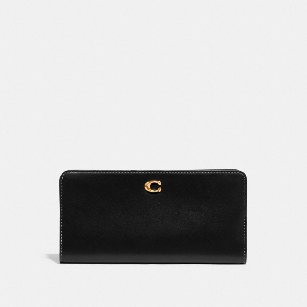 Black Women COACH® Skinny Wallet | NZ RVM980