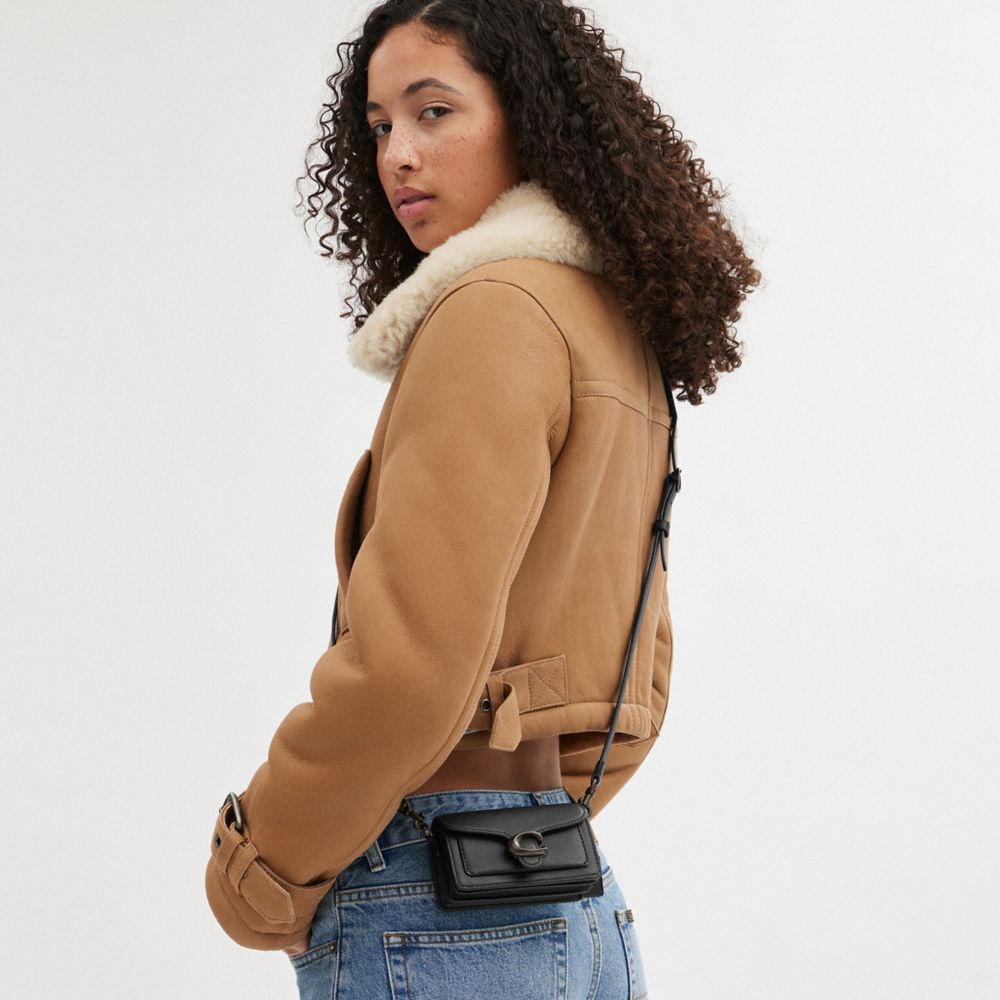 Black Women COACH® Tabby 12 Crossbody Bag | NZ BED804