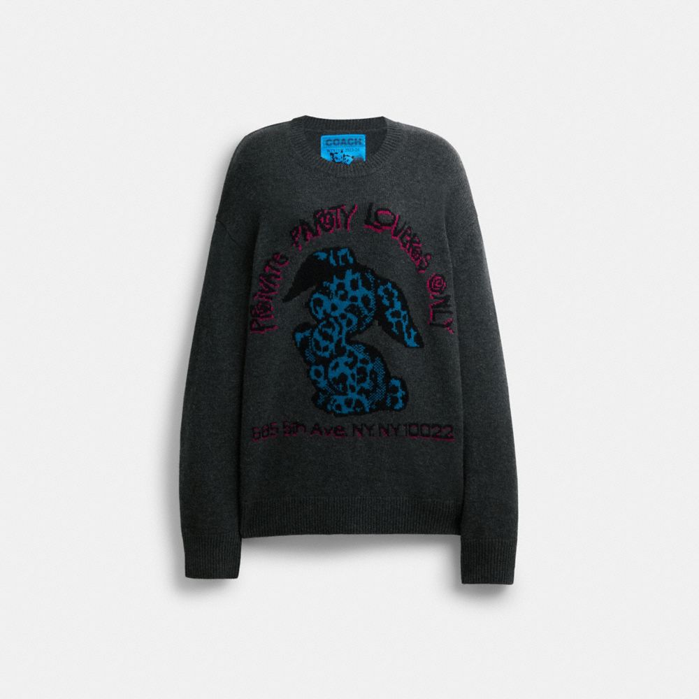 Black Women COACH® The Lil Nas X Drop Bunny Sweater | NZ LIG482