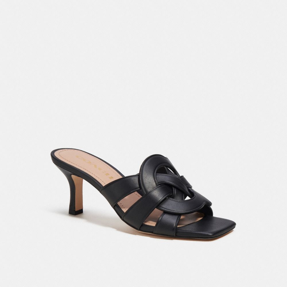 Black Women COACH® Tillie Sandals | NZ WNM358