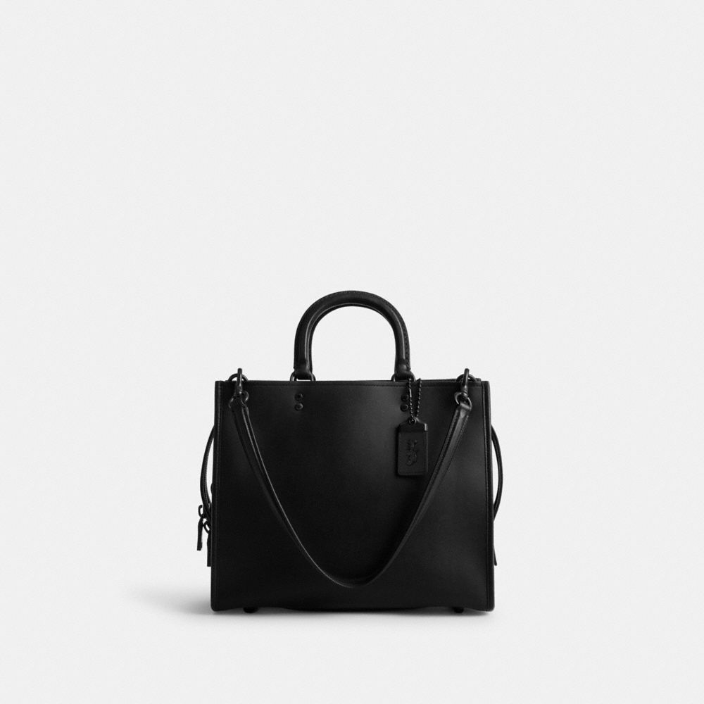 Black / Black Women COACH® Rogue Handbag | NZ SGX839