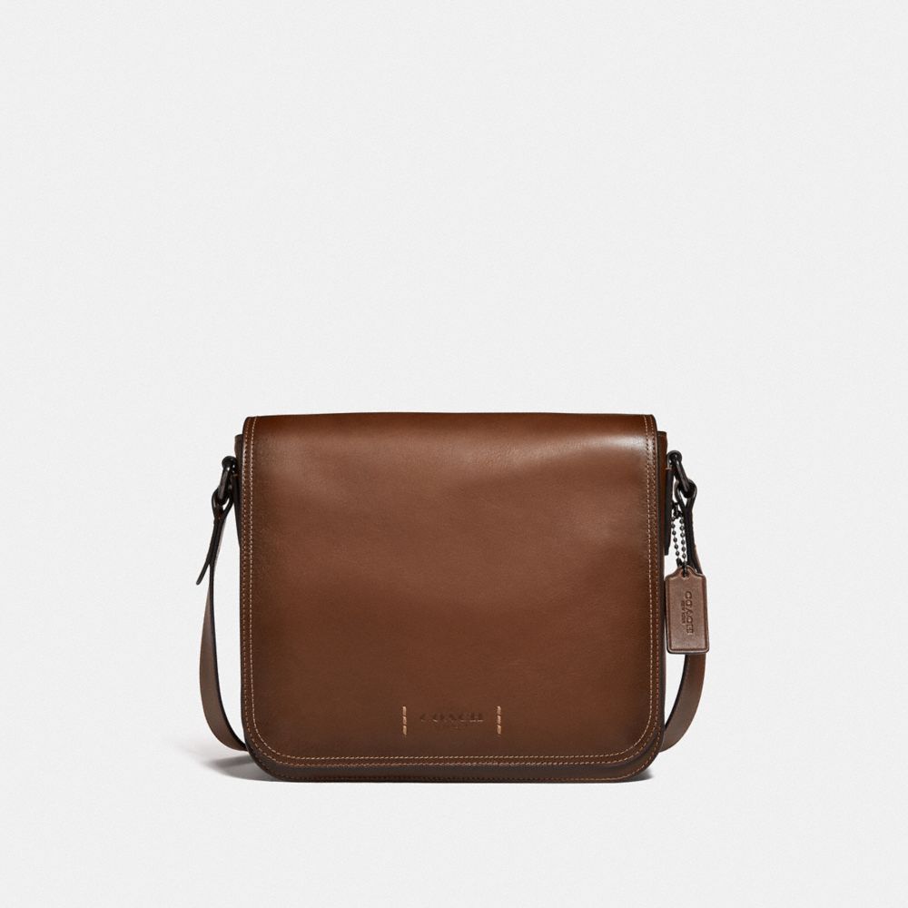 Black / Copper / Dark Men COACH® Gotham Messenger 27 Crossbody Bag | NZ GSX218