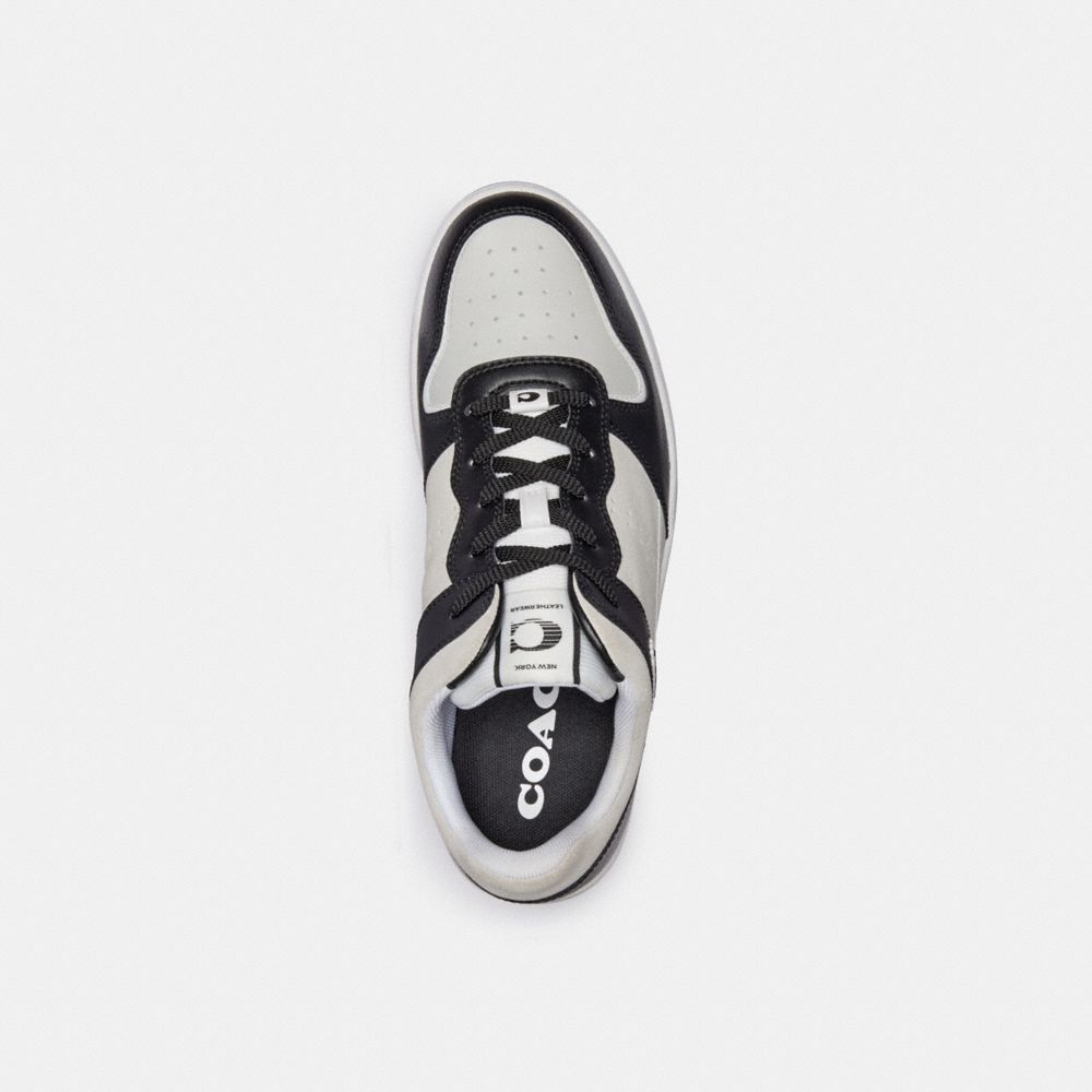 Black / Light Grey Men COACH® C201 Sneakers | NZ VRY122