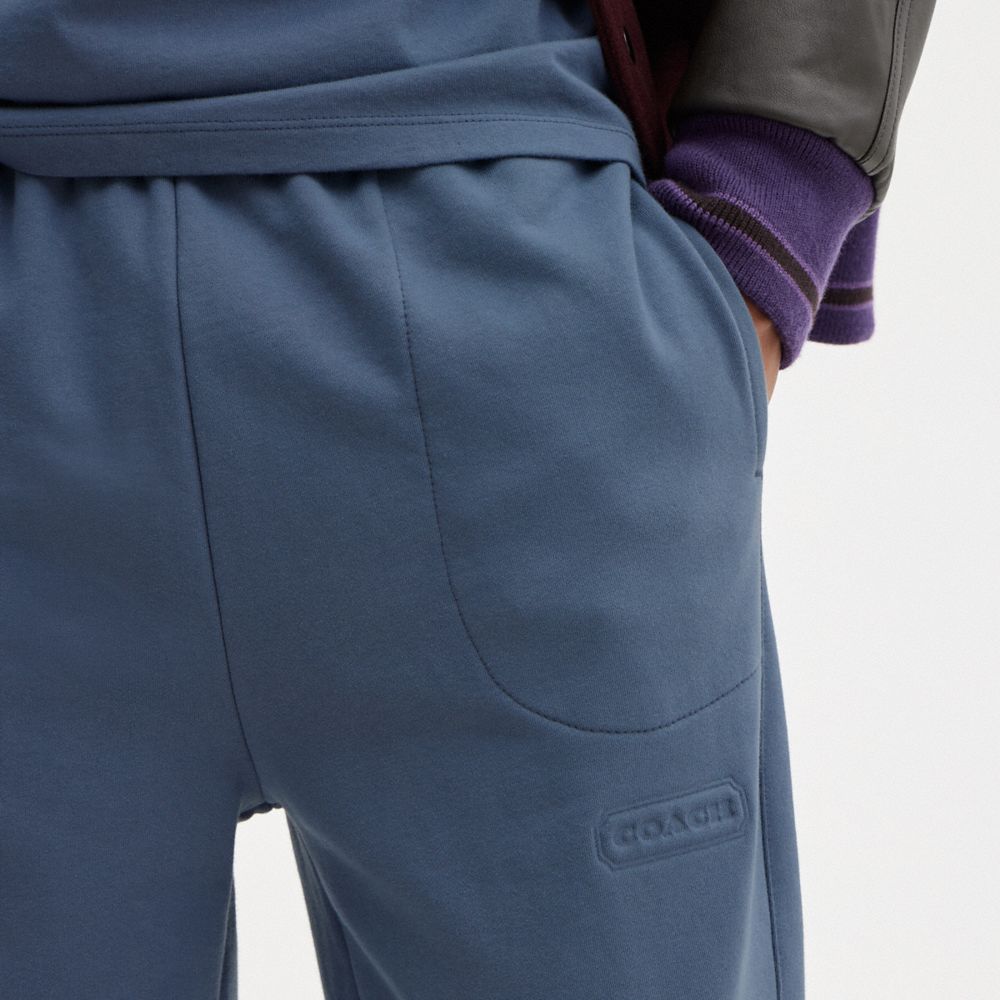 Blue Women COACH® Essential Solid Joggers Pants | NZ AHD453